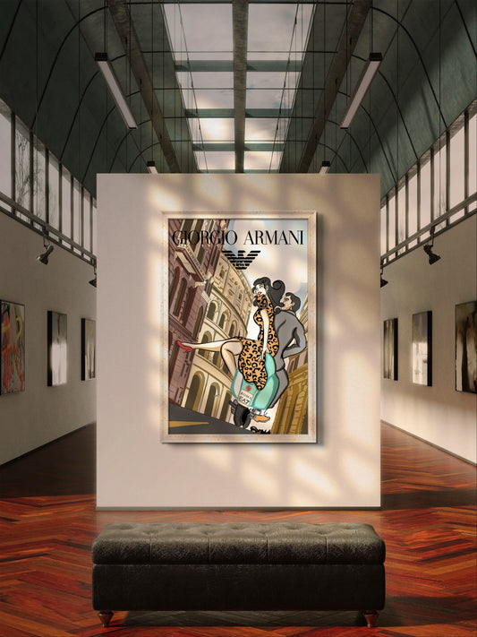 Armani Via Roma Spray Painted Series