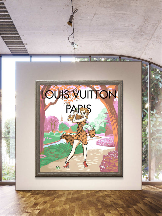 Louis Summer Breeze Spray Painted Series